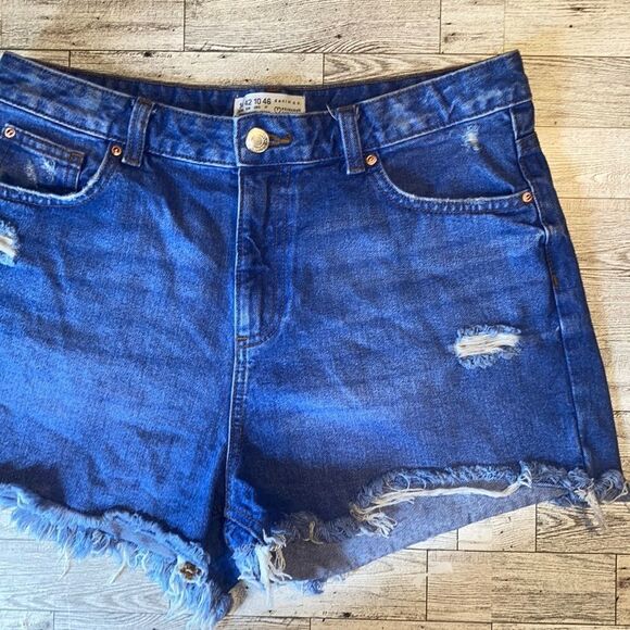 Primark, Ultra High Rise, Distressed Denim, Mom Shorts - Picture 15 of 16